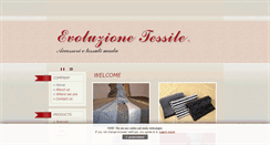 Desktop Screenshot of evoluzionetessile.com