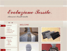 Tablet Screenshot of evoluzionetessile.com
